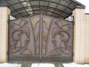 Ворота в Махачкале Контакт ковка